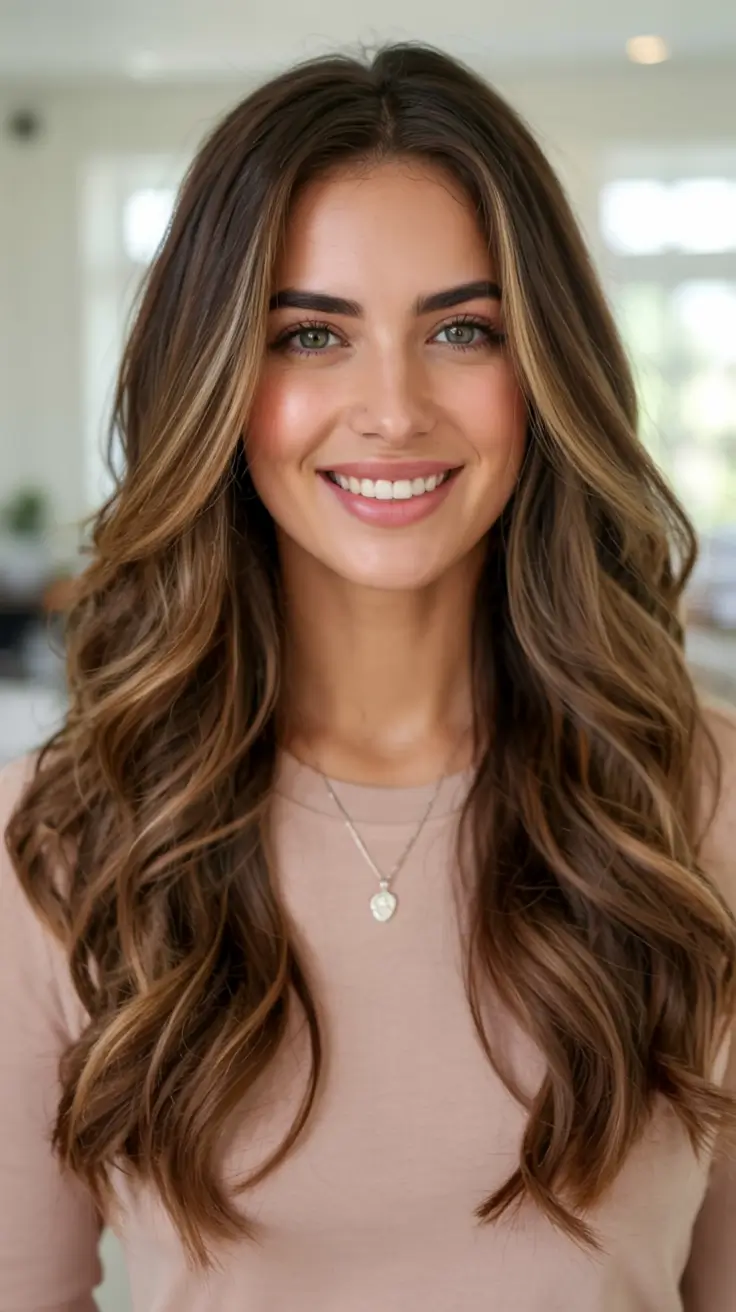 Cozy Brown Hair Colors for Fall Season 2025 Golden Cinnamon Layers With Soft Shine