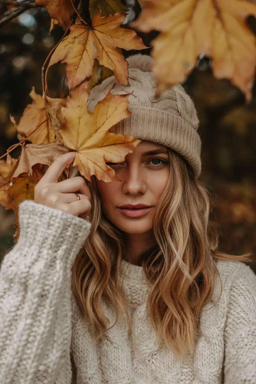 Cozy Fall 2025 outfits for Family Photo Chunky Knits and Honey Hues