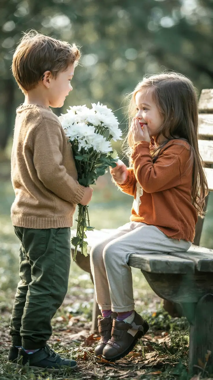 Cozy Fall 2025 outfits for Family Photo Warm Browns with a Hint of Romance
