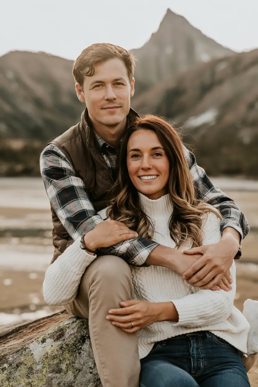 Cozy Fall 2025 outfits for Family Photo Soft Flannel and Snowy Cable-Knits