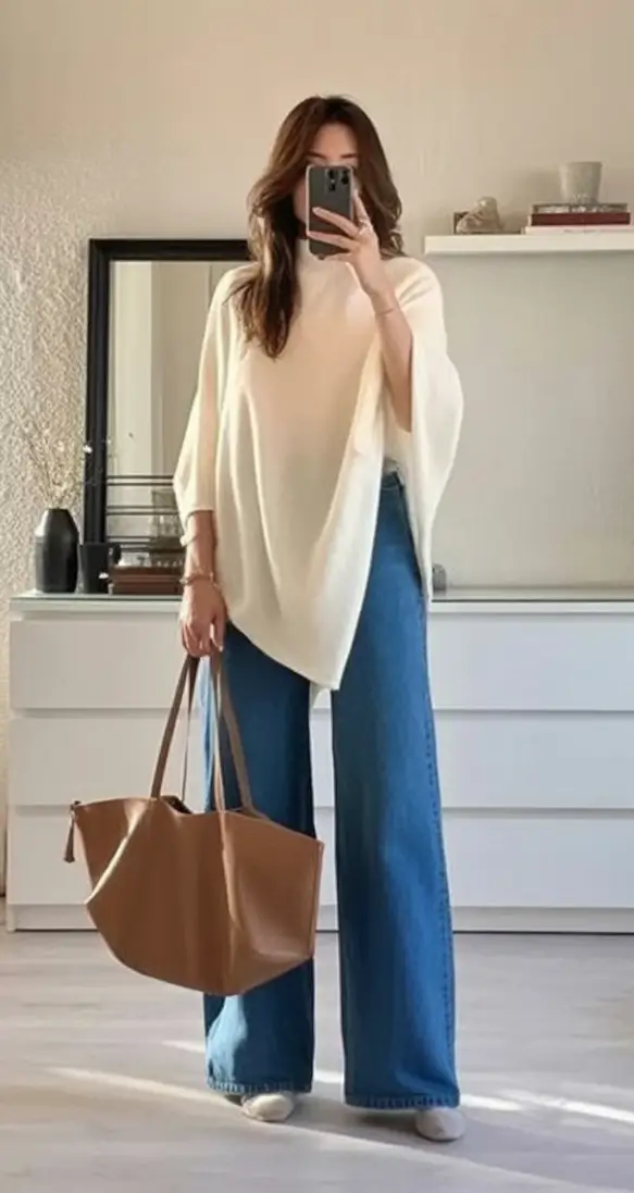 Everyday Fall Fashion outfits with Jeans 2025 Elevated Slouch & Wide-Leg Flow