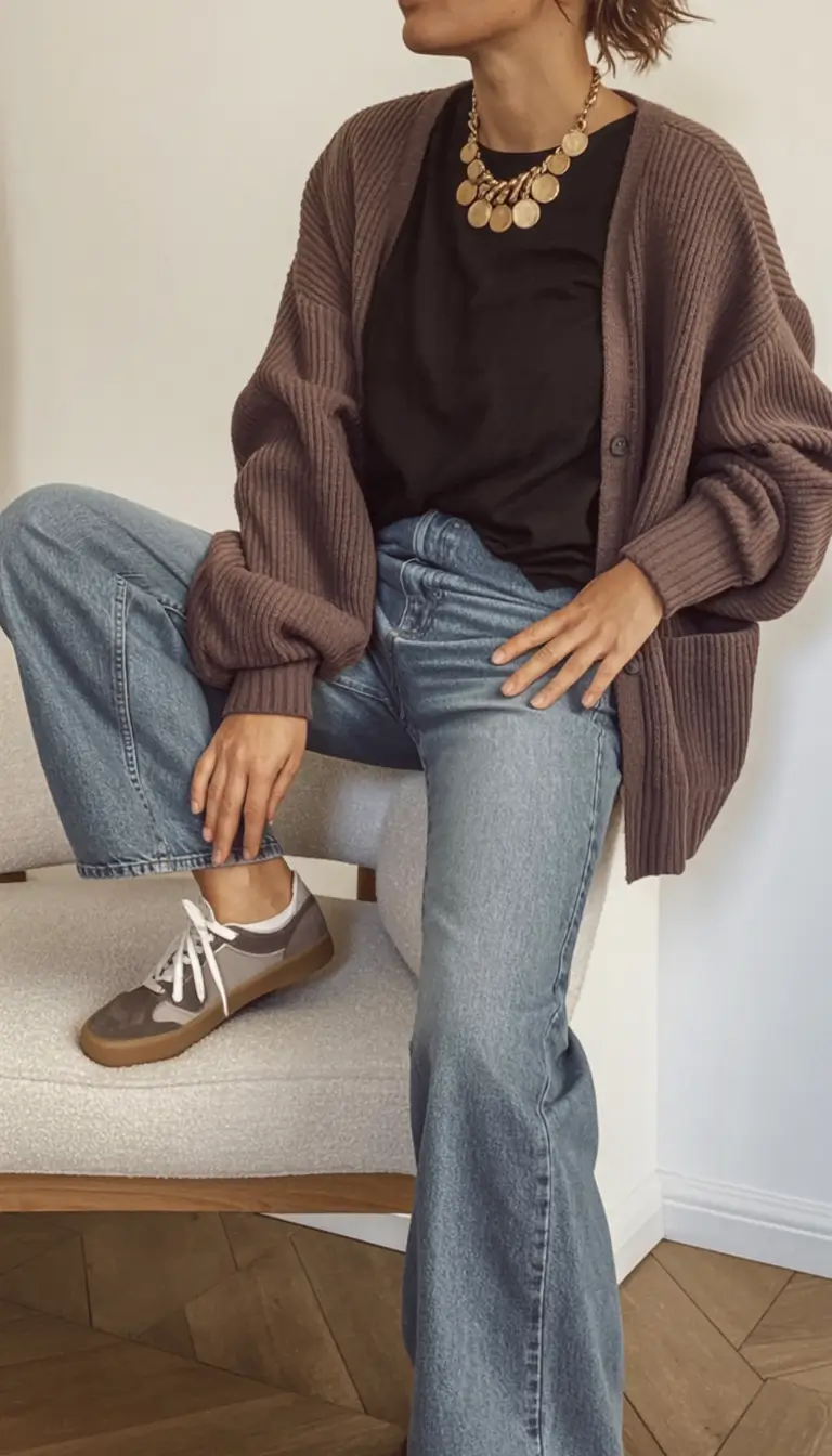 Everyday Fall Fashion outfits with Jeans 2025 Effortlessly Layered Earth Tones
