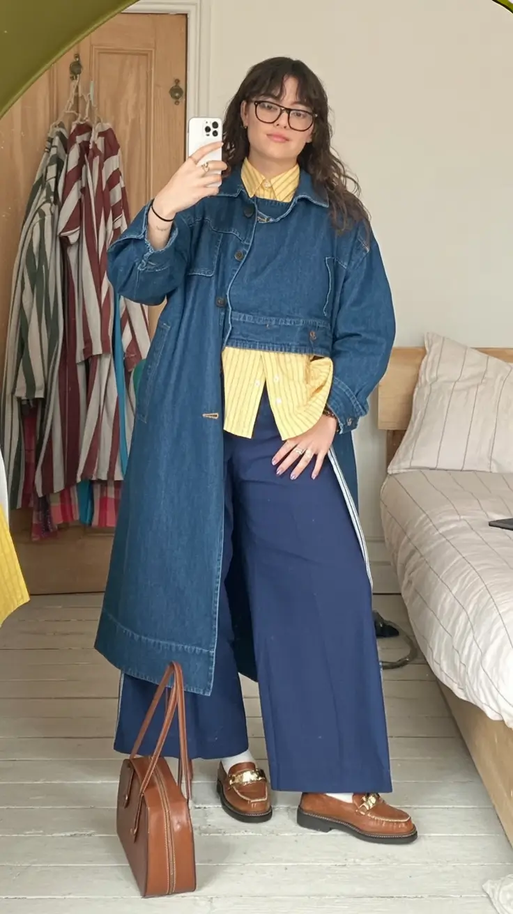 Everyday Fall Fashion outfits with Jeans 2025 Layered Denim with a Boyish Twist