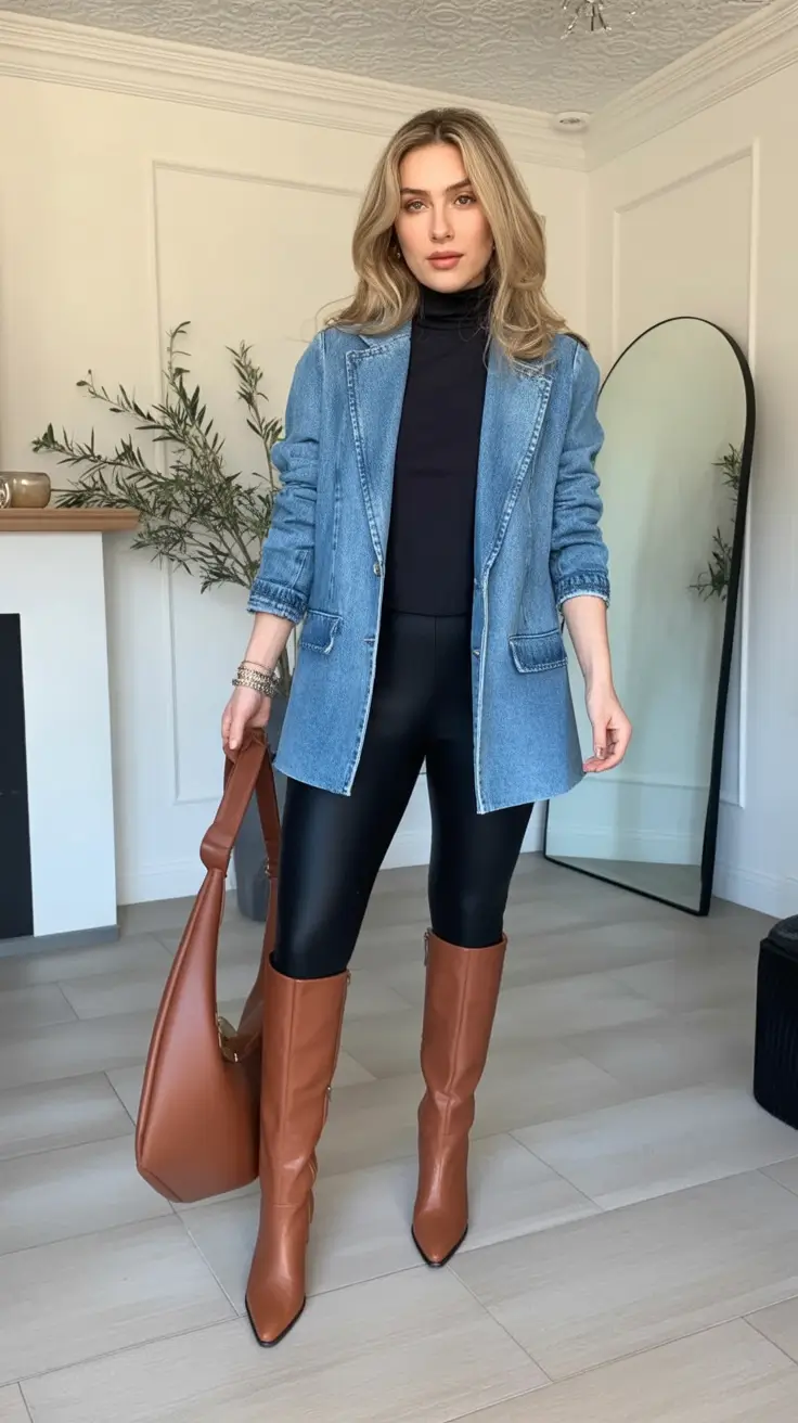 Everyday Fall Fashion outfits with Jeans 2025 City Chic with a High-Fashion Finish