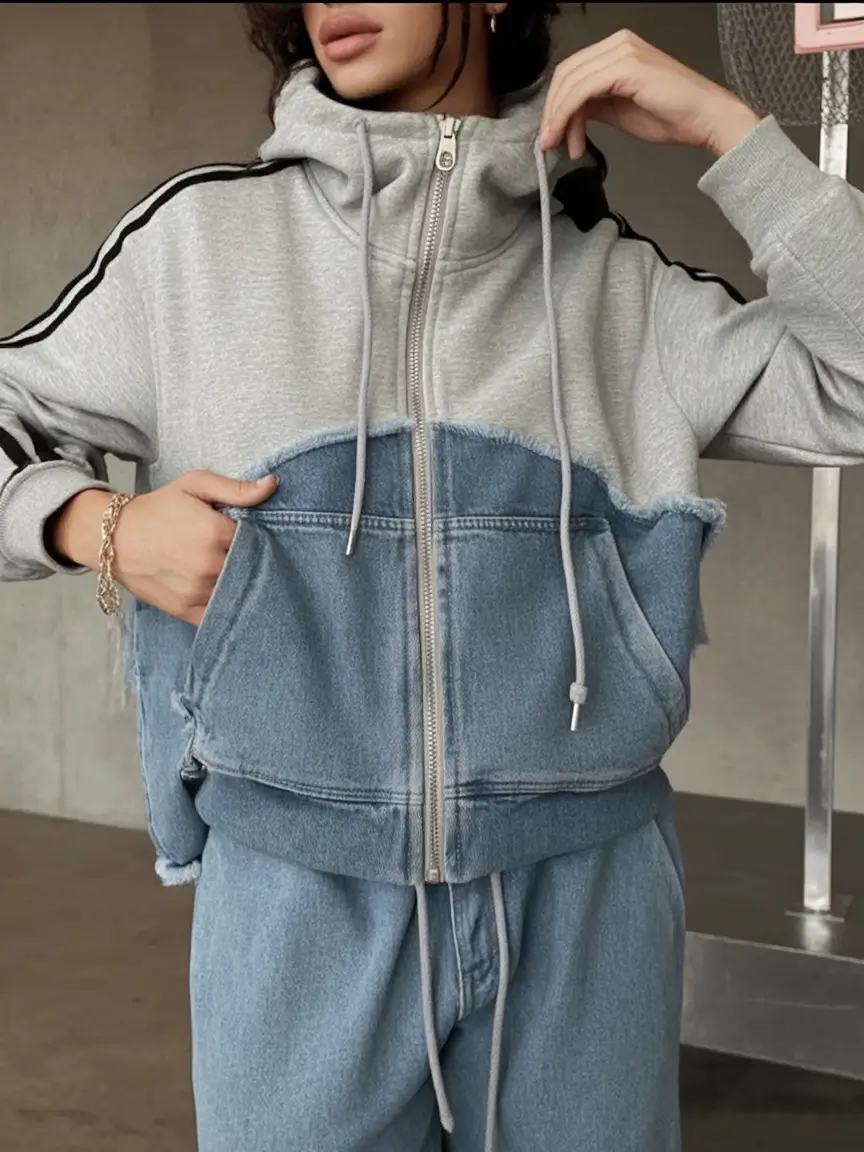 Everyday Fall Fashion outfits with Jeans 2025 Sport Luxe Meets Denim Hybrid