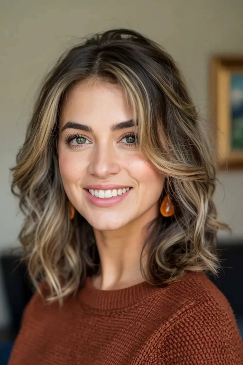 Fall 2025 Hair Color Trends for Blondes Bronzed Blonde Tousled Lob