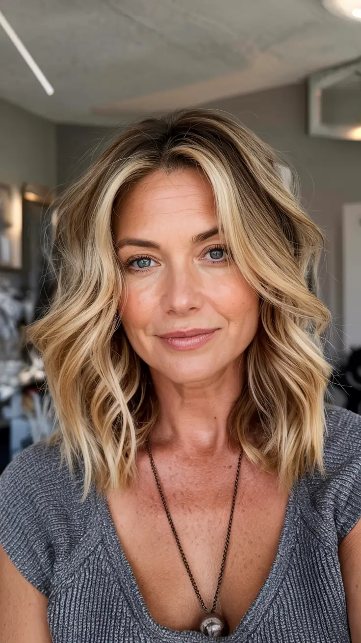 Fall 2025 Hair Color Trends for Blondes Creamy Platinum with Feathered Volume