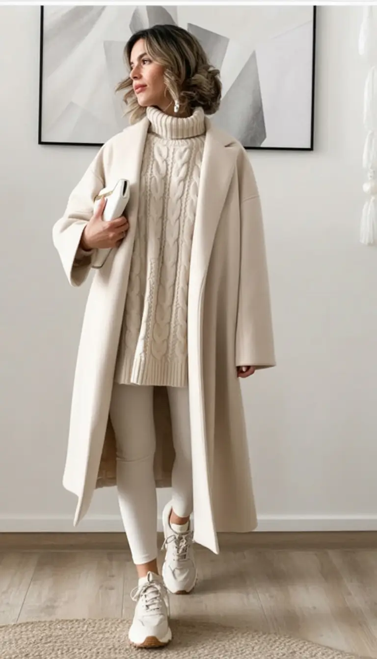 Fall 2025 Outfits for Everyday Life: Style Ideas Creamy Neutrals on the Go