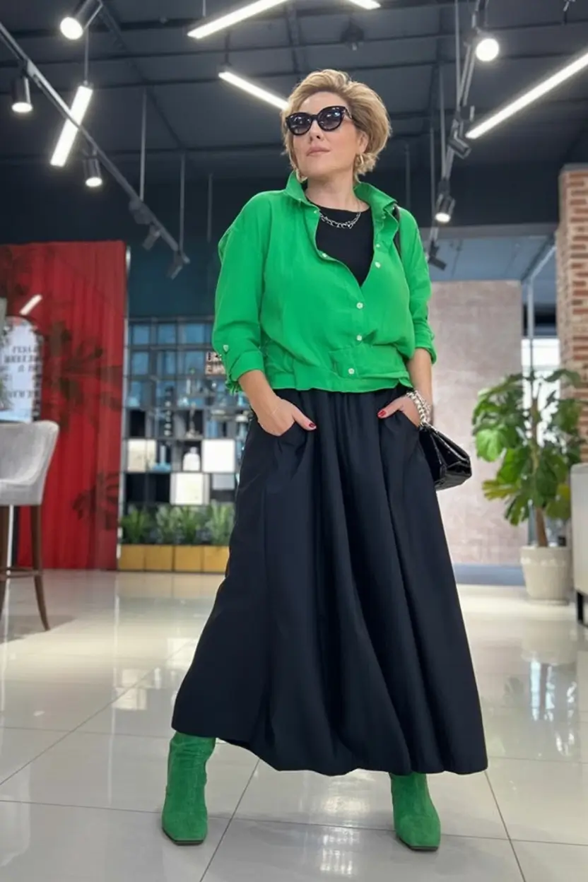 Fall 2025 outfits for Everyday Life: Style Ideas Power Color with Maximum Volume
