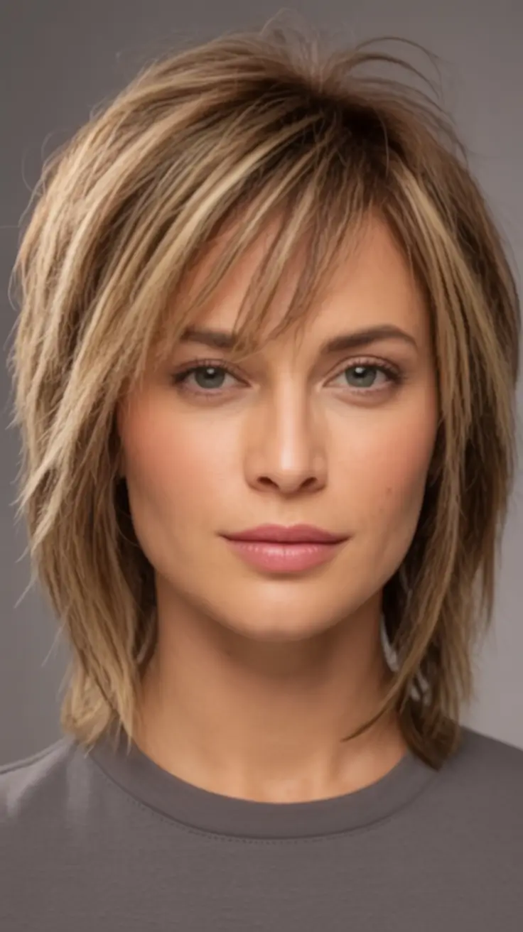 Fall 2025 Short Haircuts Inspo You’ll Love Shaggy Textured Layers With Ash-Blonde Dimension