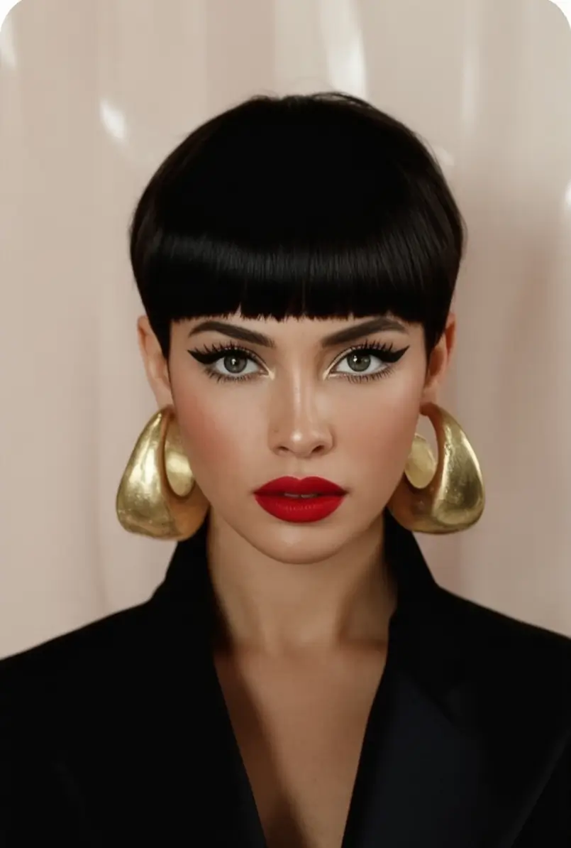 Fall 2025 Short Haircuts Inspo You’ll Love Glossy Micro Bowl With Parisian Vibes