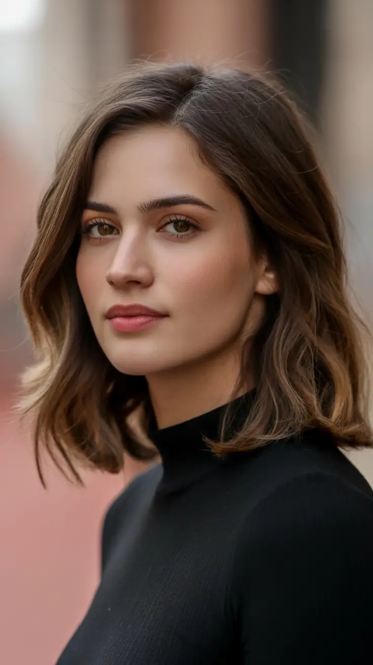 Fall 2025 Short Haircuts Inspo You’ll Love Classic Collarbone Lob With Natural Waves