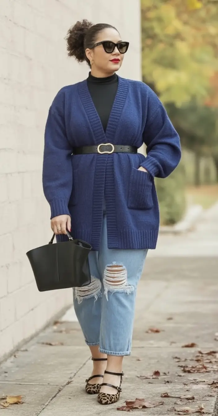 2025 Fall Casual Looks and outfits Ideas Curated Comfort with Cardigan Drama