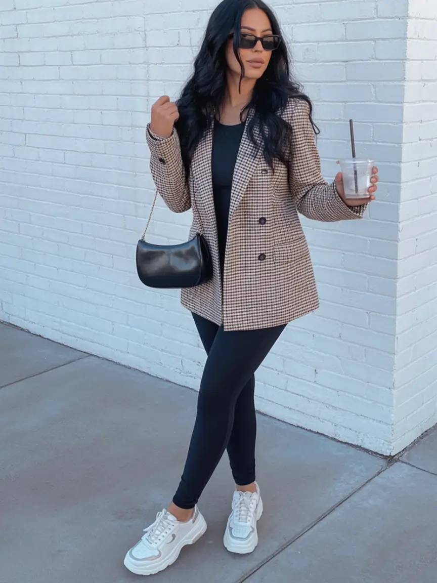 Fall Fashion Refresh - New outfits Ideas for 2025 Blazer-Legging Mix For Everyday Power