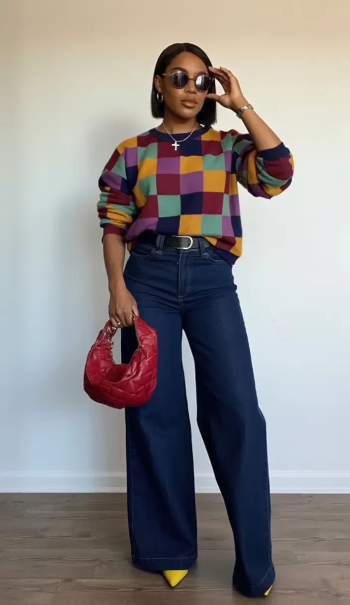 Fall Fashion Refresh - New outfits Ideas for 2025 Colorblock Energy With Retro Spirit
