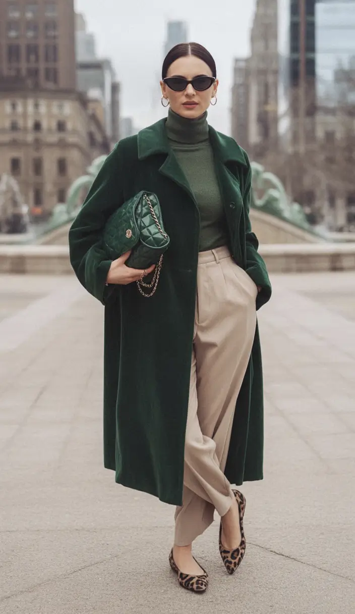fall fashion trends for women 2025 Matching Forest Tones