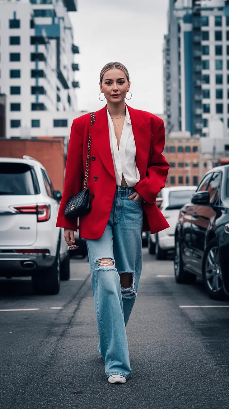 fall fashion trends for women 2025 City Cool with a Punch of Confidence