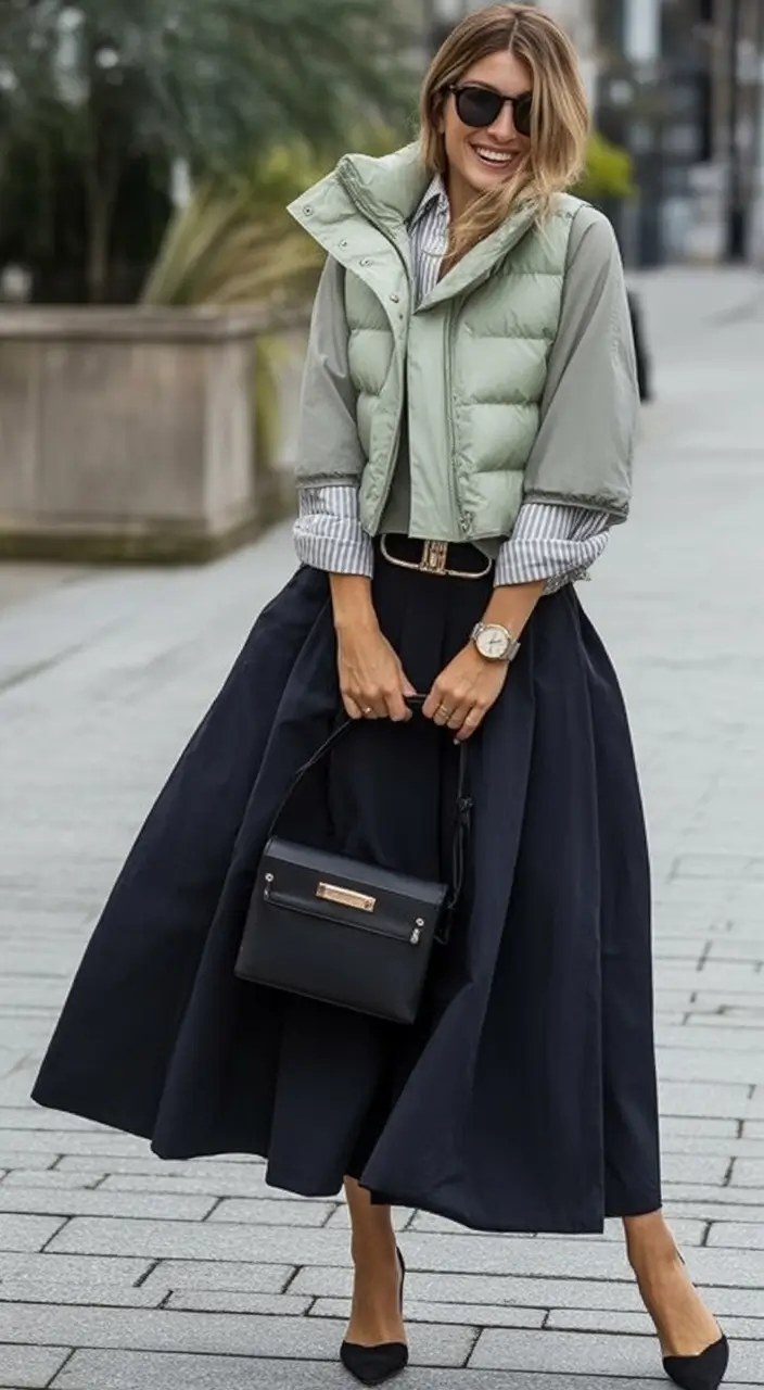 fall fashion trends for women 2025 Layered Softness with a Hint of Volume