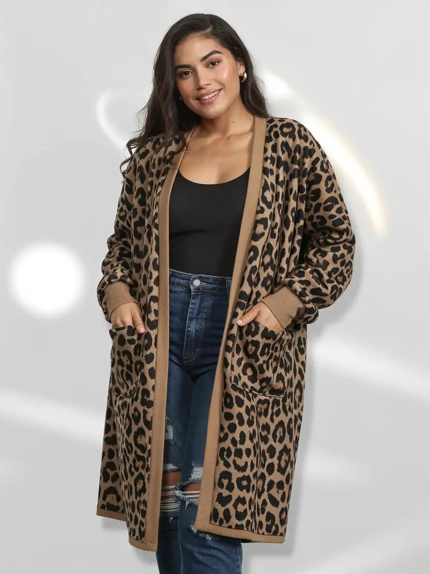 fall outfits latina women - cute ideas 2025 Leopard Love with a Cool Edge