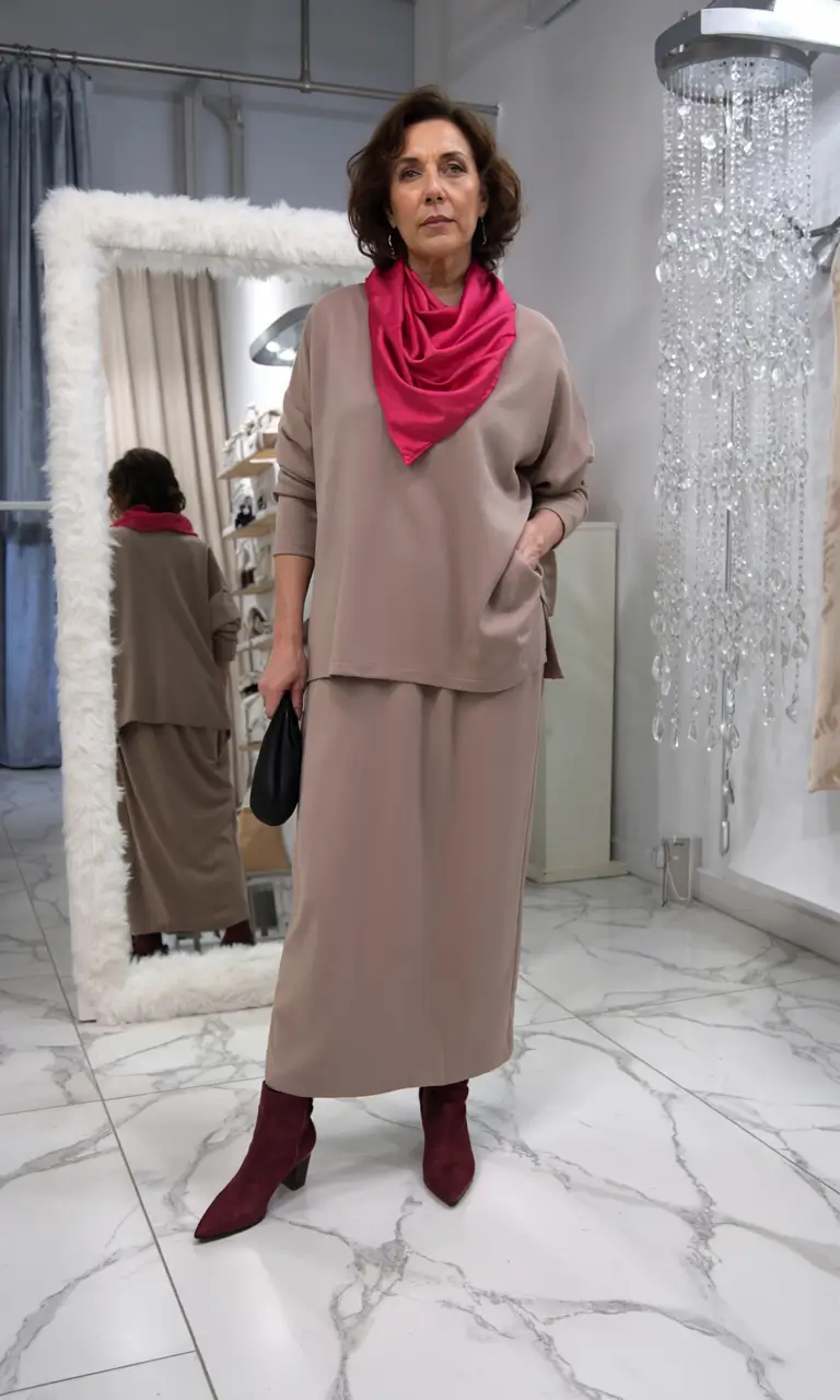 new ideas 2025 fall style for women Effortless Sophistication in Dusty Rose