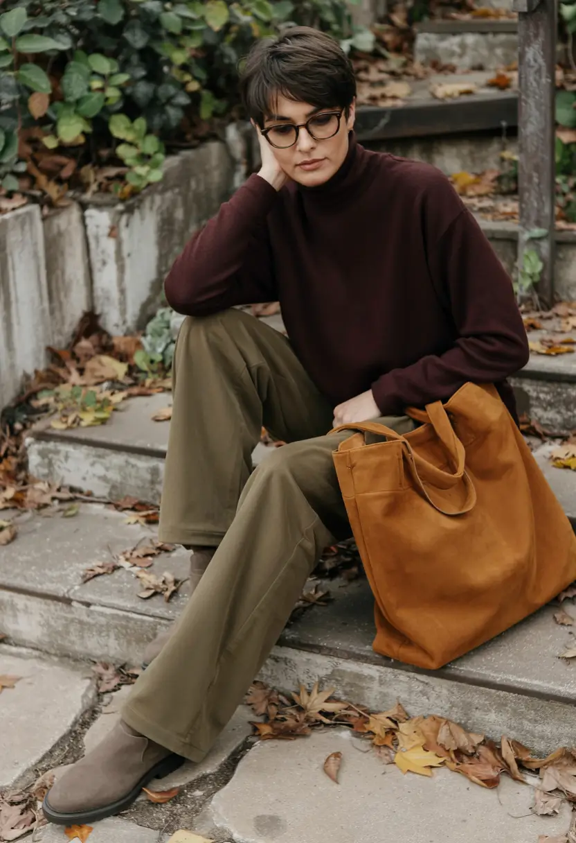 new ideas 2025 fall style for women Earthy Tones for Moody Days