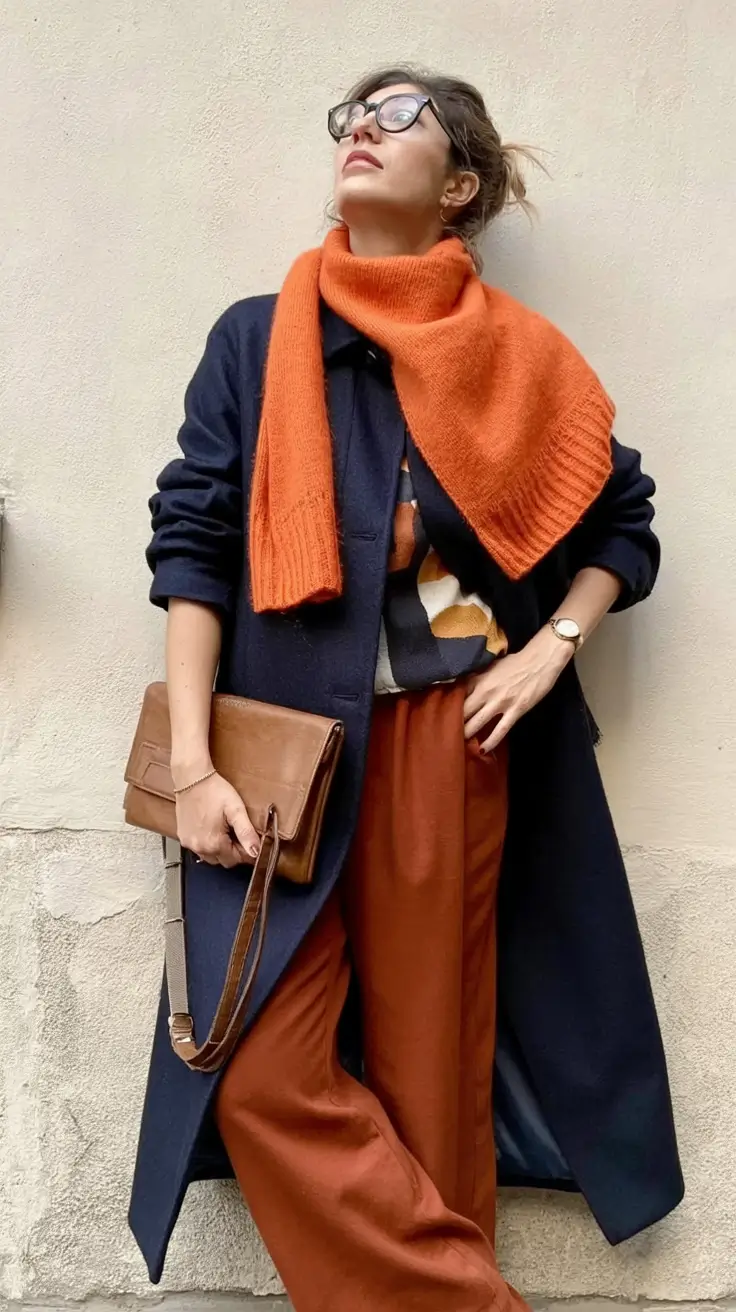 new ideas 2025 fall style for women Midnight and Ember Color Clash