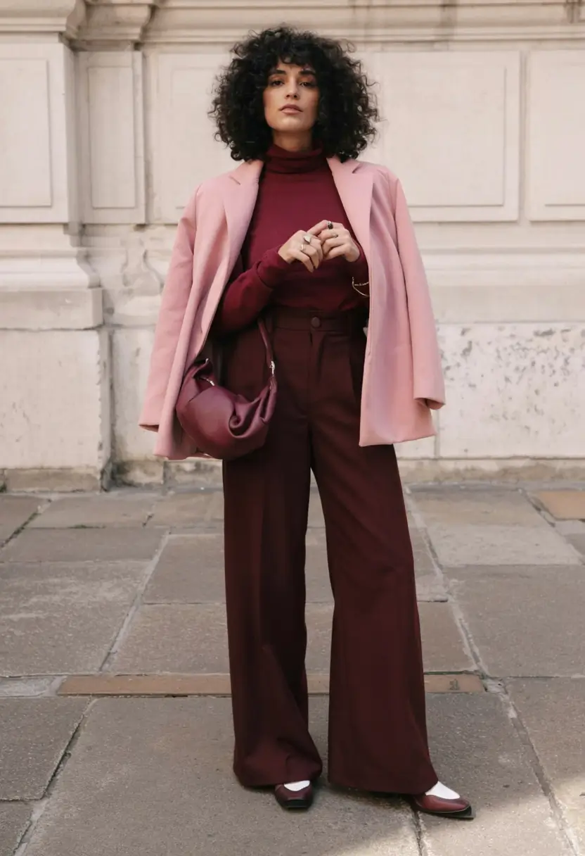 new ideas 2025 fall style for women Rose and Merlot Power Combo