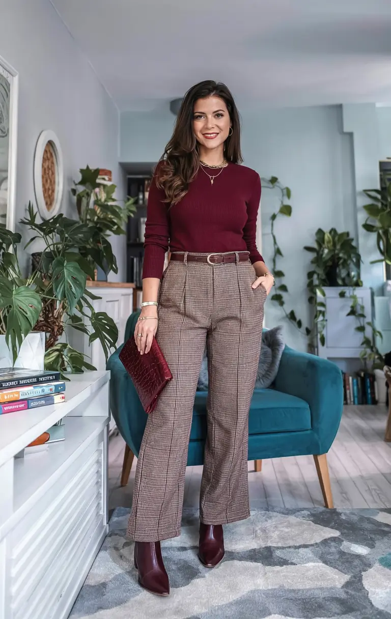 new ideas 2025 fall style for women Tailored Berry and Menswear Charm