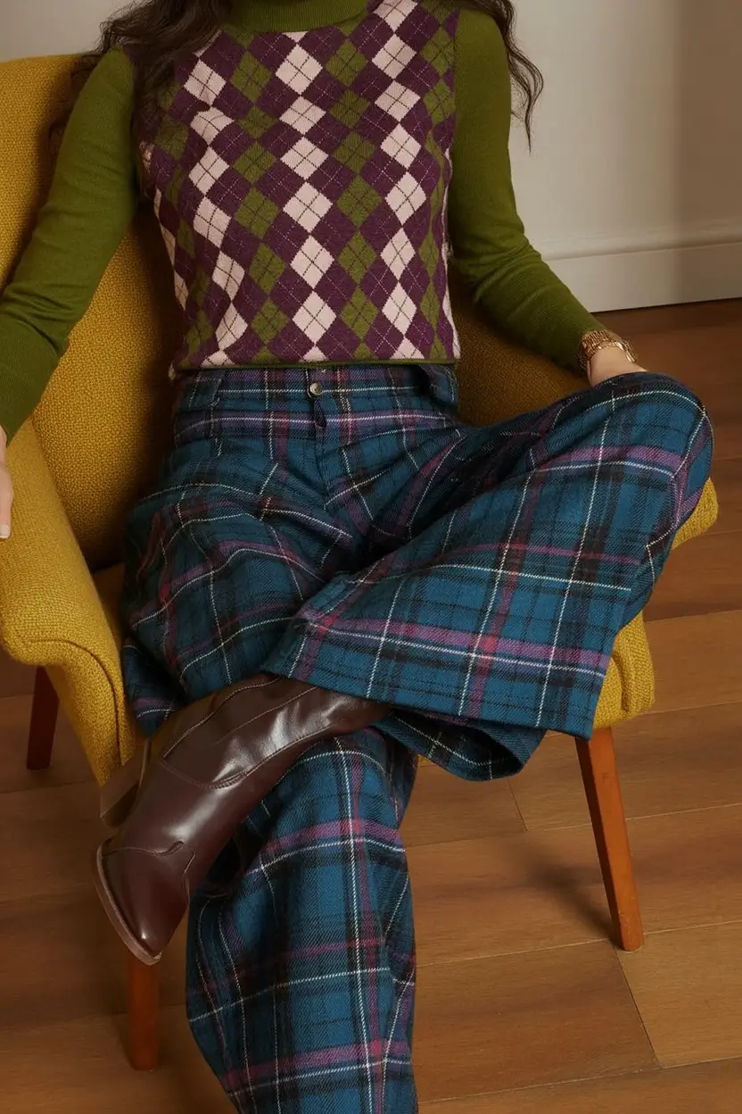 trendy fall outfits ideas 2025 Playful Academia with a Twist