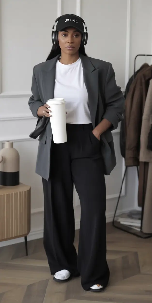 Trendy fall outfits Ideas for black women in 2025 Relaxed Streetwear with a City Beat
