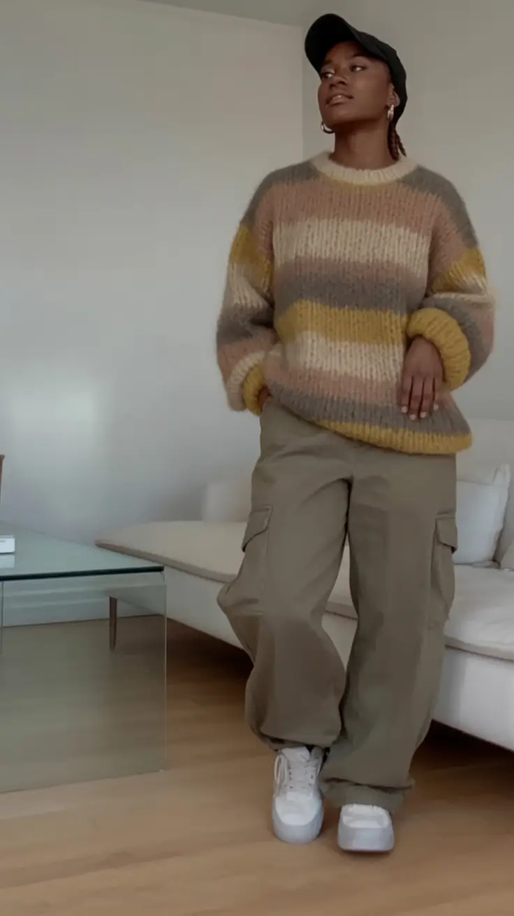 Trendy fall outfits Ideas for black women in 2025 Soft Layers and Earthy Comfort