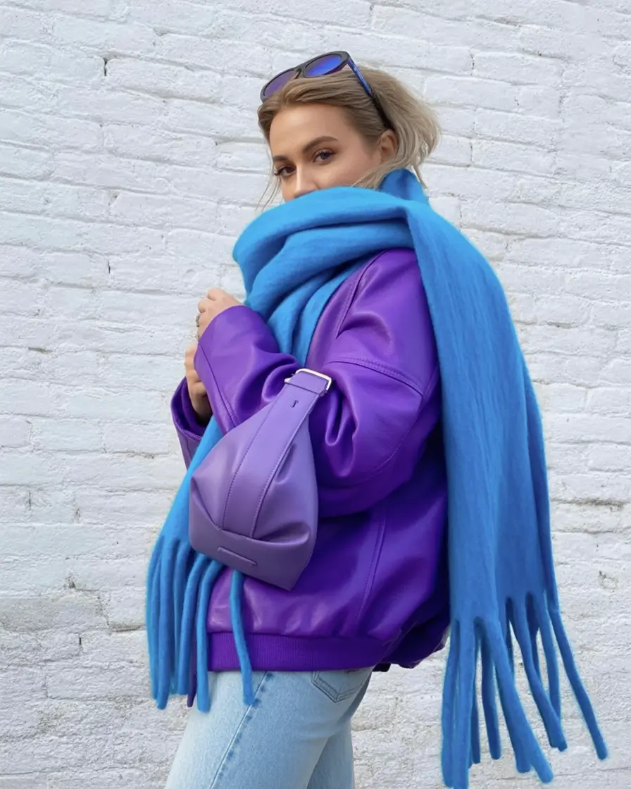 Warm Fall outfits Inspiration 2025 Monochrome Brights for the Bold at Heart